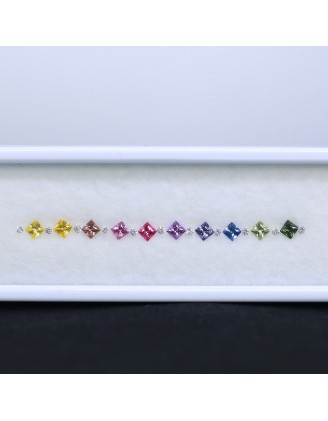 Multi1005 - Multi-Color Sapphire Bracelet