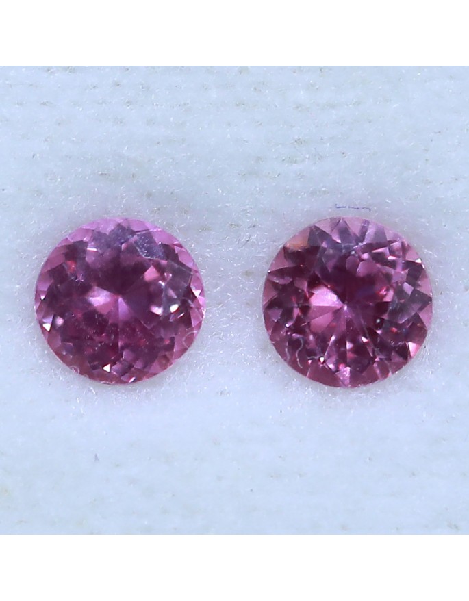 PS4590 -  5 mm Natural Heated Pink Sapphire