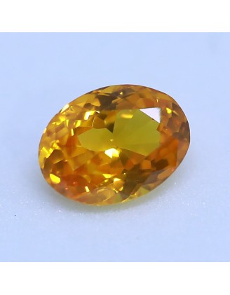 YS4667 - 8 x 6 mm Natural Heated Yellow Sapphire 