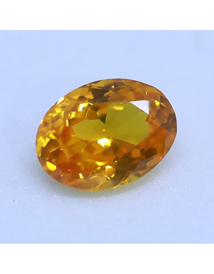 YS4667 - 8 x 6 mm Natural Heated Yellow Sapphire 